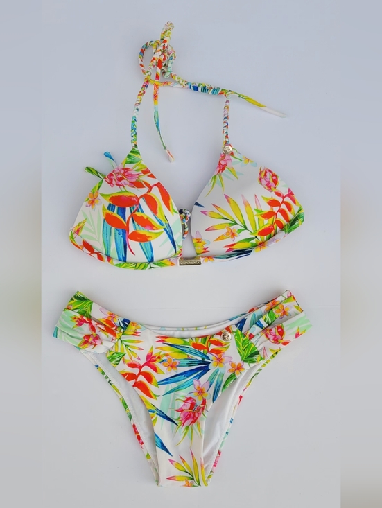 AGUA MENTA Other - Agua Menta Tropical Floral Bikini Set Size Small Runs Small